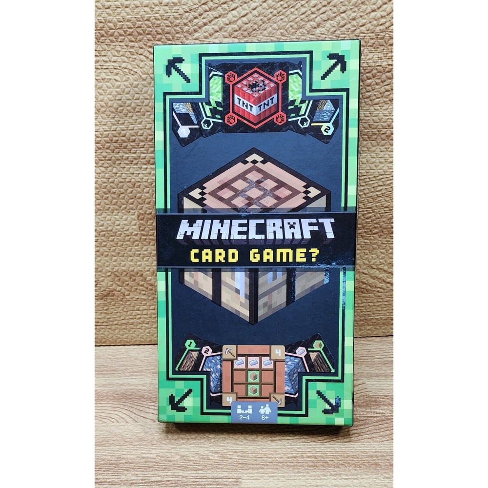 Minecraft Card Game Mattel Funny Family Friends Game Dinner Night